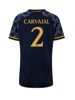 Ženski Nogometna dresi replika Real Madrid Daniel Carvajal #2 Gostujoči 2023-24 Kratek rokav